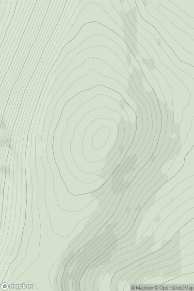 Thumbnail image for Meaul [Carrick and Galloway] [NX500909] showing contour plot for surrounding peak